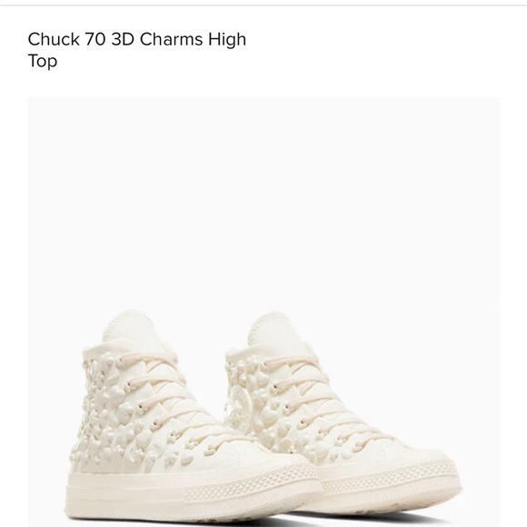 Converse Chuck 70 3D Charms High Top - Egret - Picture 4 of 13